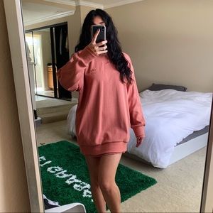 Adidas Originals - Oversized Pink Sweatshirt